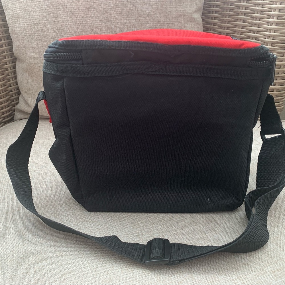 NEW Sports Authority Lunchbox: Red/Black, White Signature Logo, 10x8x6 inches - Picture 3 of 5
